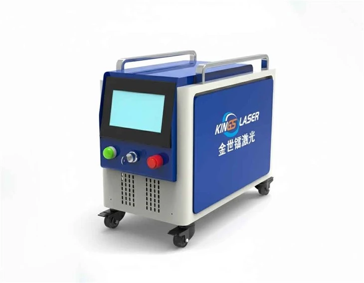 300W pulsed laser cleaning machine trolley case main unit with control panel and cooling system 300W pulsed laser cleaning machine trolley case main unit with control panel and cooling system